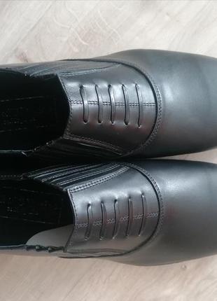 Туфли офицерские формовые черные градуальные, 28 см7 фото
