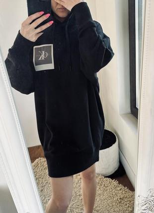 Сукня худі бавовна calvin Logo klein оригінал