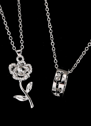 Модное ожерелье с подвеской, комплект, 2 шт.