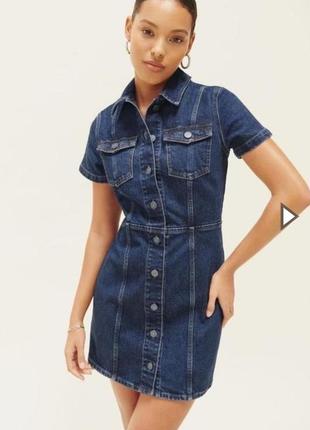 Стильное джинсовое платье
