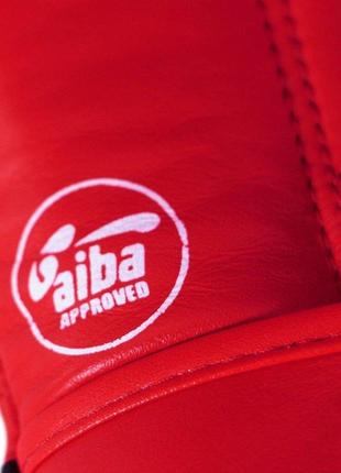 Перчатки боксерские с лицензией aiba  adidas тренировочные кожанные перчатки7 фото