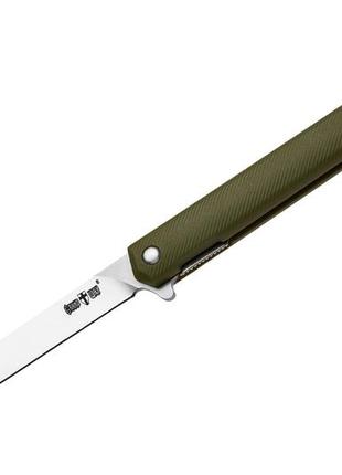 Нож складной на подшипнике с клинком из стали d2 grand way sg 097 green