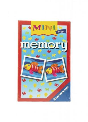 Настільна гра "memory mini" ravensburger 18х11,5см