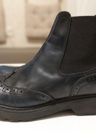 Ботители ботиночки стильные синие