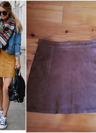 Спідниця з еко-замші.