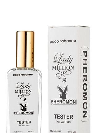 Жіночий міні-парфуми paco rabanne lady million з феромонами (пако рабанн леді мільйон) 65 мл
