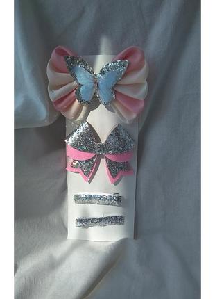 Яркие наборы. ручная работа. украшения для волос.