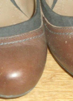 Коричневі класичні туфлі m&s4 фото