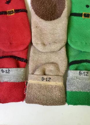 Шкарпетки next махрові з новорічною символікою7 фото
