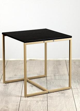 Стіл журнальний куб 450 дуб венге - бежевий (cub 450 venge-beige)