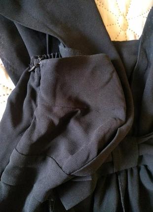 Нарядная винтажная черная майка кофта 12(l) orsay3 фото