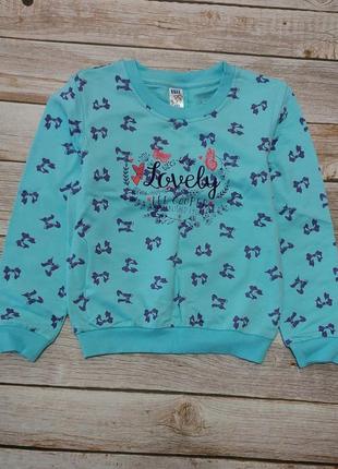 Кофта свитшот світшот 5-6 лет 110/116 для девочки