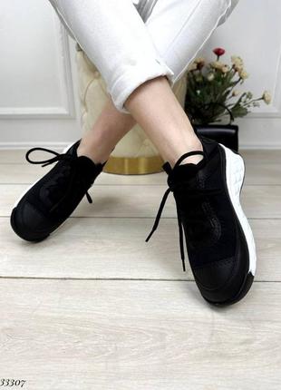 Текстильные кроссовки на шнурках6 фото
