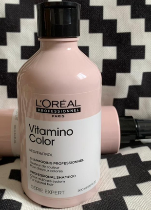 L'oreal professionnel serie expert vitamino color resveratrol shampoo шампунь для волос.1 фото