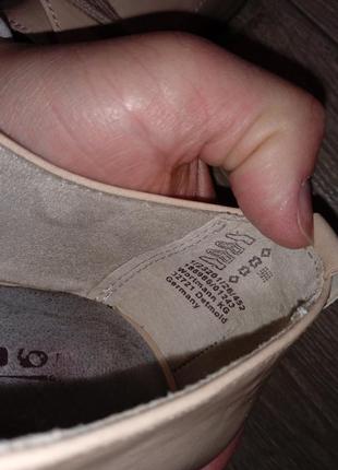 Туфлі черевички жіночі лак шкіра tamaris німеччина розмір 37-23.5см6 фото