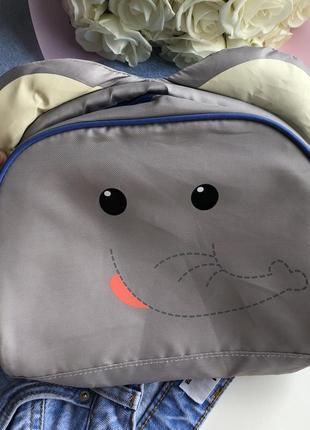 Косметичка сумочка для детских принадлежностей слоник