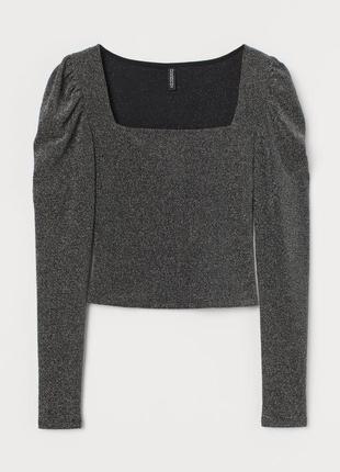 Топ люрексовый h&amp;m 4