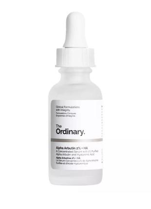 The ordinary - сыворотка с альфа-арбутином 2% и гиалуроновой кислотой