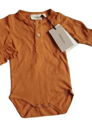 Боді довгий рукав 56 lil atelier бодік довгий рукав на дівчинку  next 56 бодік для дівчинки