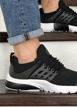 Р. 44  кроссовки presto черно/белые ks 11521