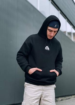 Худи nike acg ninja hoodie therma-fit черное под барашка мужское / женское