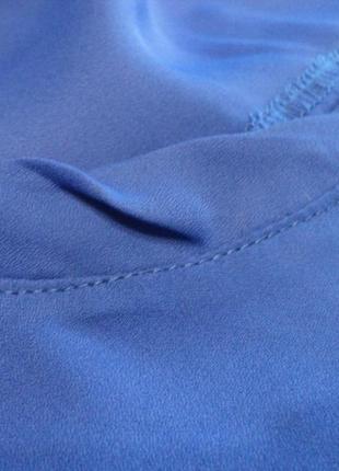 Новое платье mango голубое васильковое легкое летнее три прямое свободное нарядное4 фото