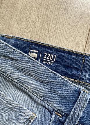 G-star raw 3301 свет синие джинсы6 фото