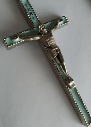 Sa italy православный крест форма серебро эмаль8 фото