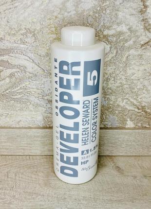 Ароматизований крем-гель оксидант 1.5% helen seward developer color system 5 1000ml