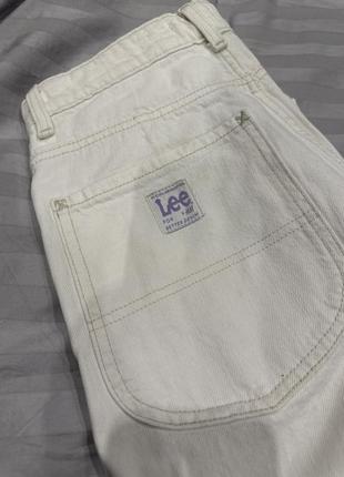 Широкие белые джинсы с необработанным краем, wide leg4 фото