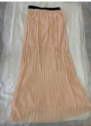 Tally weijl чудова довга спідниця персикового кольору.