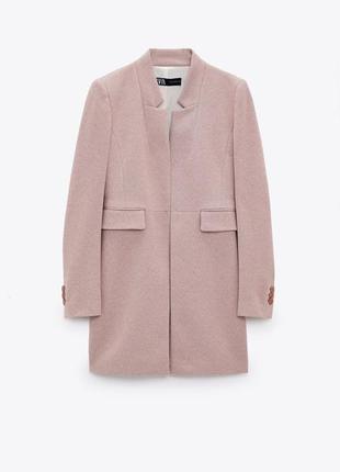Купить Розовые женские пальто ZARA — недорого в каталоге Пальто на Шафе |  Киев и Украина