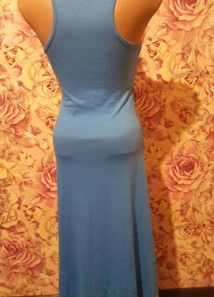 Голубое платье жарптица4 фото