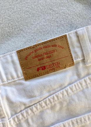 Юбка джинсовая, юбка из белого джинса, белая юбка, юбка деним, fb sister, new yorker8 фото