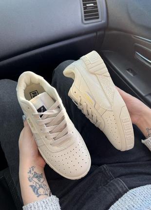 Кроссовки puma cali beige