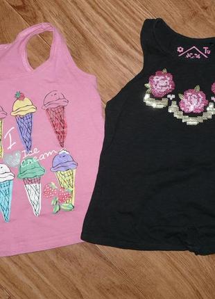 Майки летние модные на девочку 6 лет