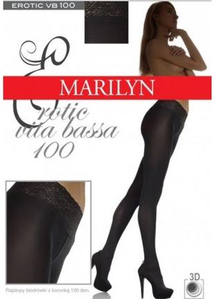 Колготки женские marilyn erotic vita bassa латте 100 den