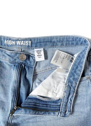 Короткие джинсовые шорты h&m для девочки 13-14 лет, 164 см4 фото