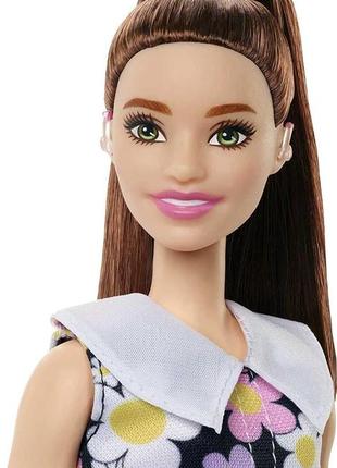 Кукла barbie fashionistas dolls, барби брюнетка с длинными волосами, оригинал4 фото