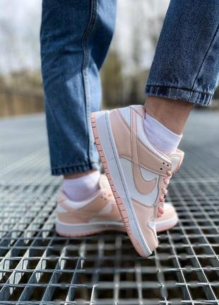 Nike dunk pink/white