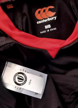 Спортивная футболка canterbury красно-черная для регби, американского футбола  размер м4 фото