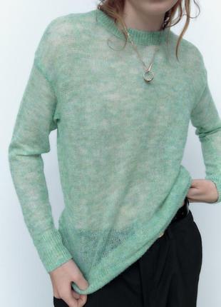 Zara легкий светр-павутинка3 фото