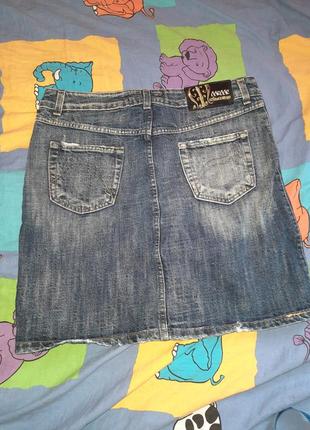 Женская джинсовая юбка2 фото