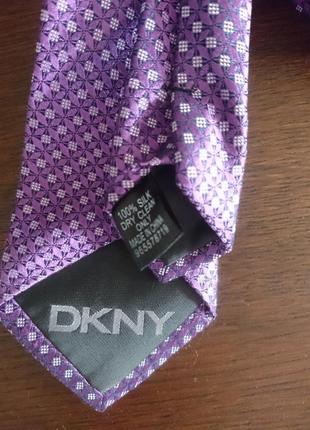 Краватка dkny, шовк3 фото