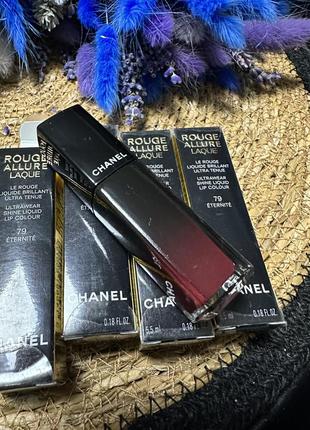 Оригінал блиск chanel rouge allure laque лак для губ 79 eternite5 фото