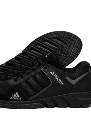 Чоловічі літні кросівки сітка ads climacool  а3 чорн.сіт