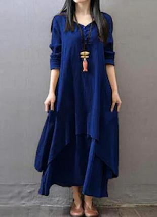 Коттонове плаття на підкладці💙💙💙