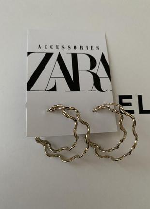 Сережки серьги кільця zara оригінал оригинал кольца