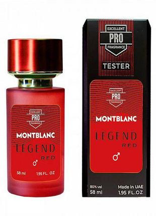 Парфюм montblanc legend red tester pro мужской 58 мл