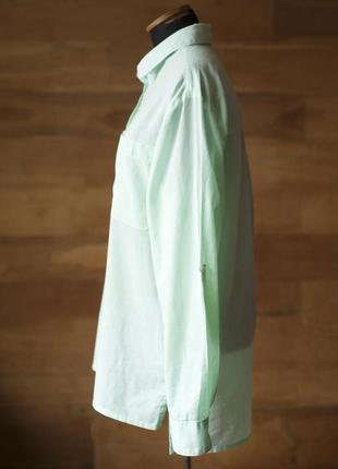Женская рубашка котоновая цвета мяты warehouse, размер m4 фото